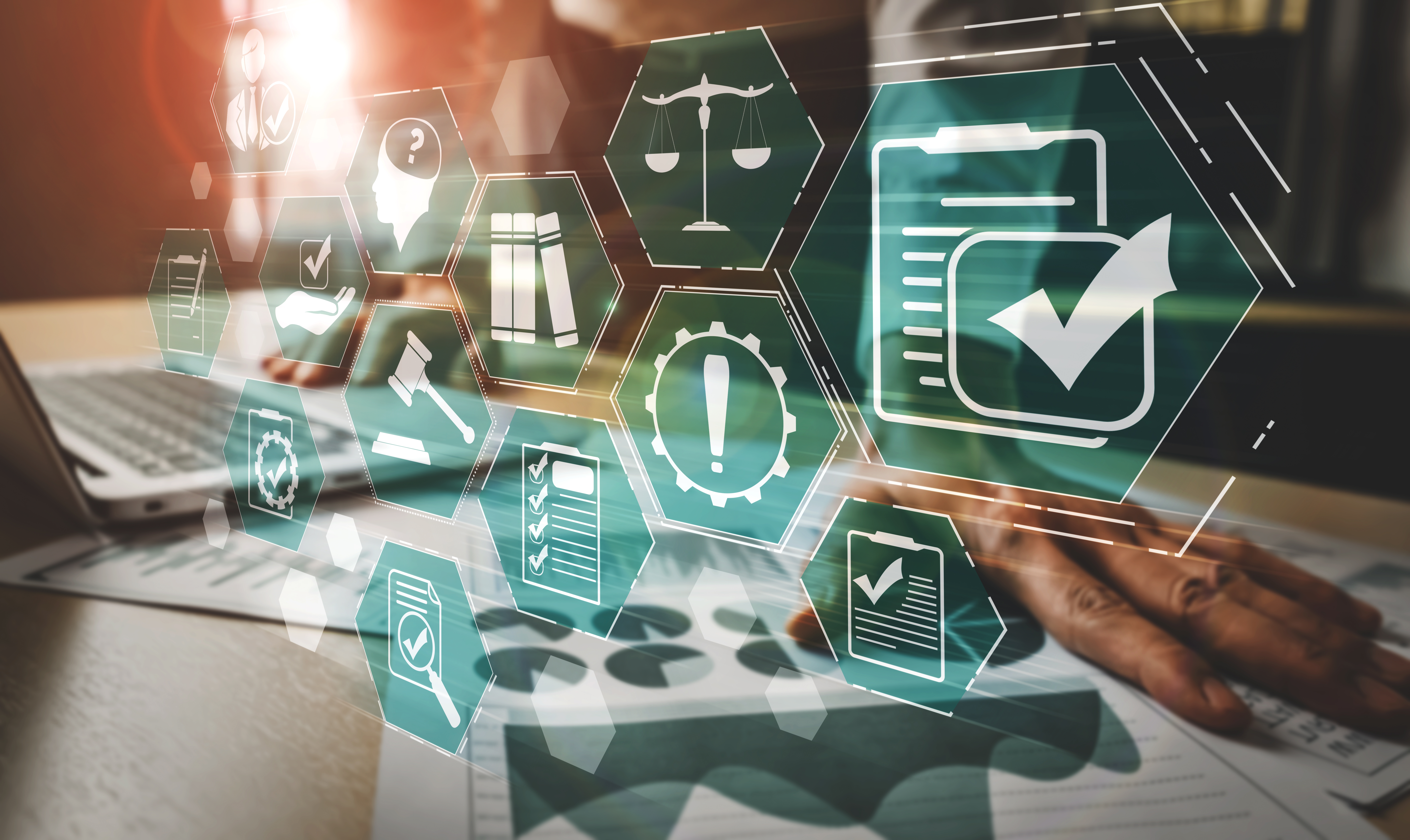 Digitale Symbole von Denequa